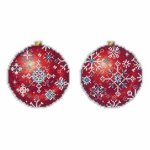(image for) Frosty Ruby Ornament Plastic Canvas Ornament Kit